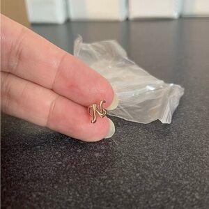 Earrings Letter “N”